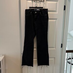 Classic Black Straight Leg Jeans mango